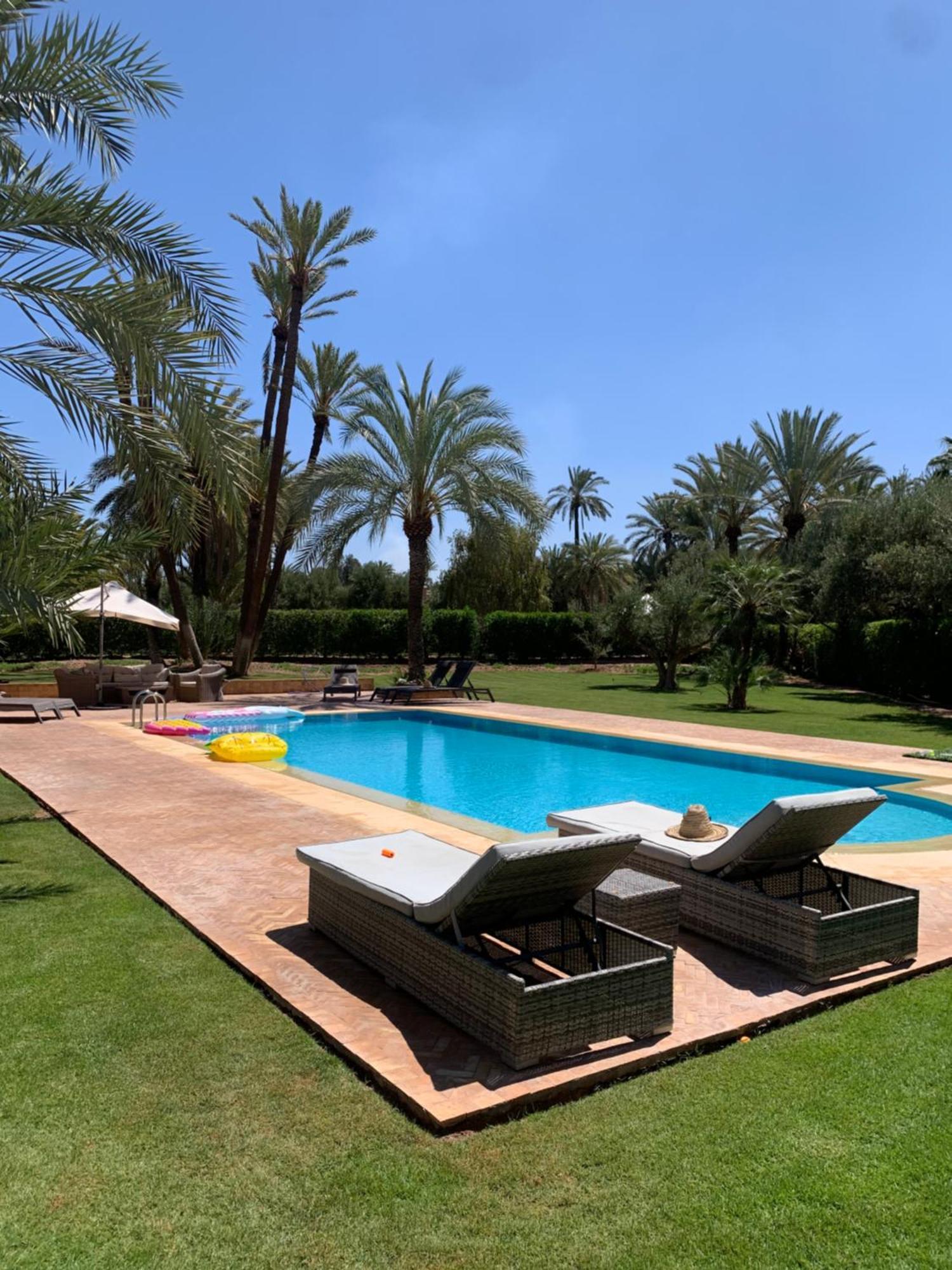Villa Avec Piscine Privatisee A La Palmeraie มาร์ราเกช ภายนอก รูปภาพ